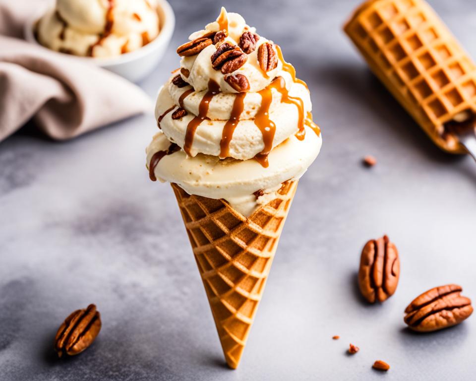 Keto butter pecan ice cream