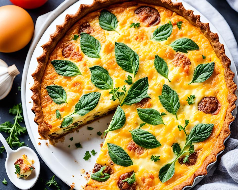 Low Carb Sausage & Cheese Quiche: A Delicious Keto-Friendly Brunch Option