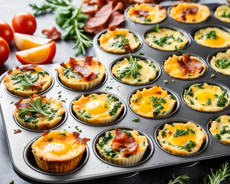 meal prep keto mini quiches