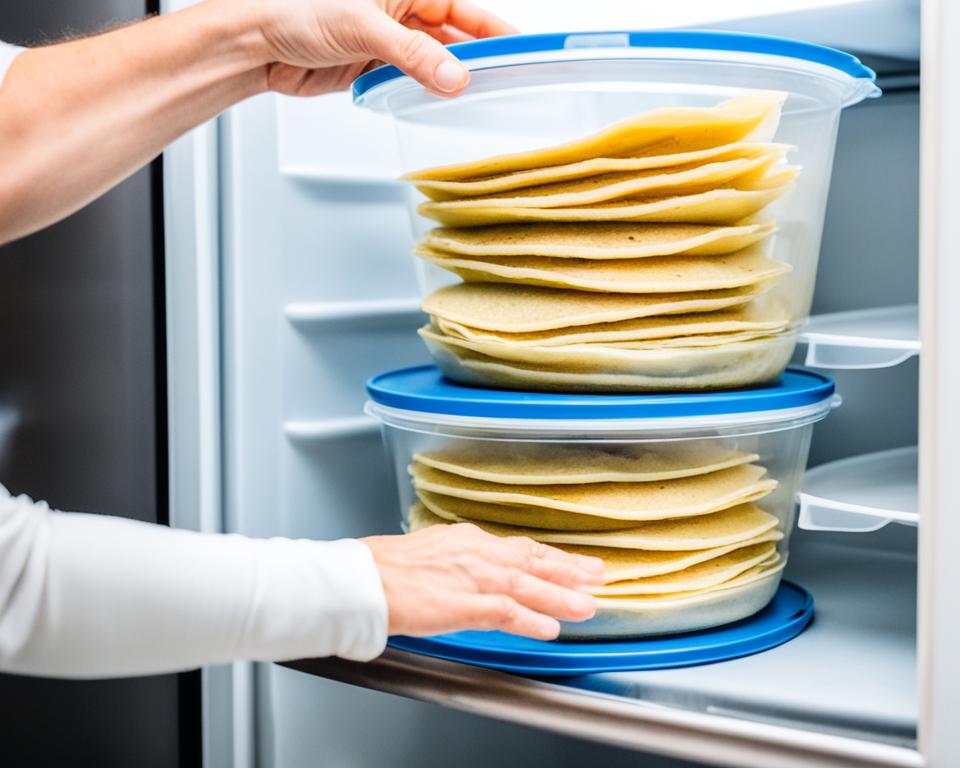 storing keto crepes