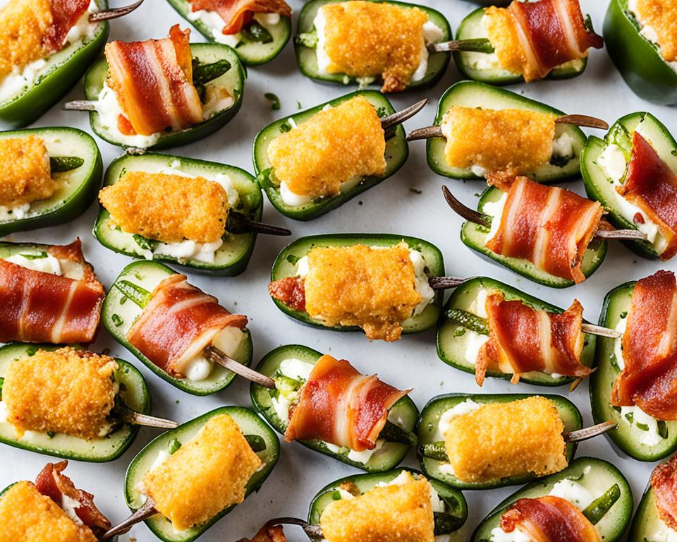 Loaded Stuffed Jalapeños Poppers