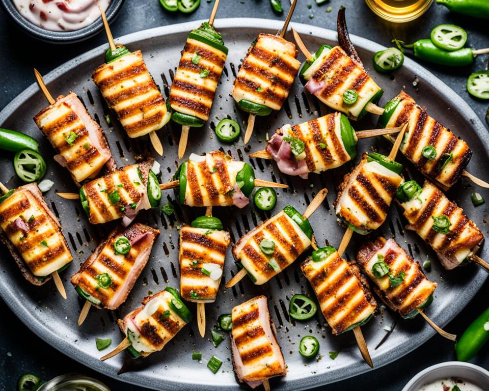 grilled jalapeño poppers