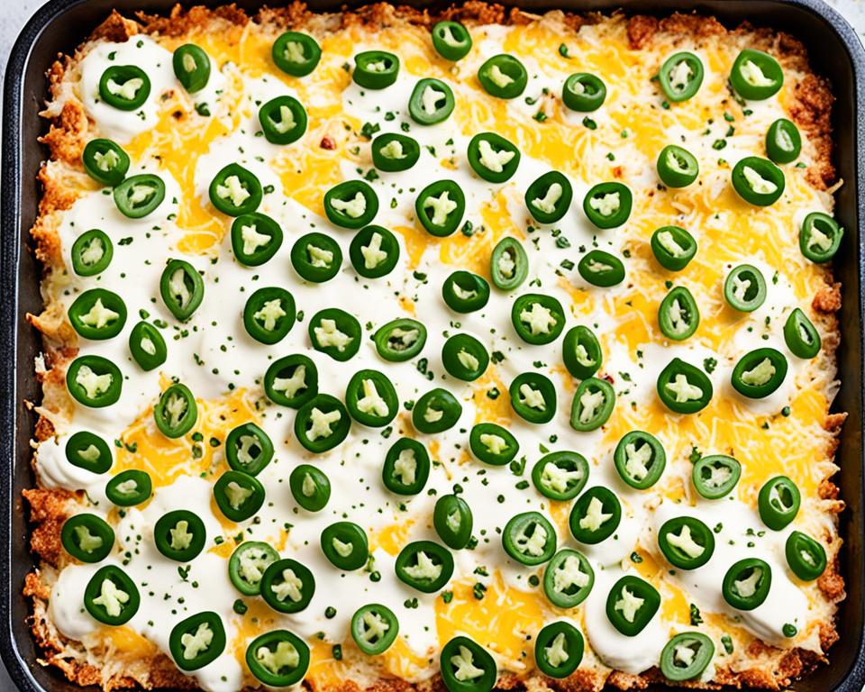 keto jalapeno popper casserole