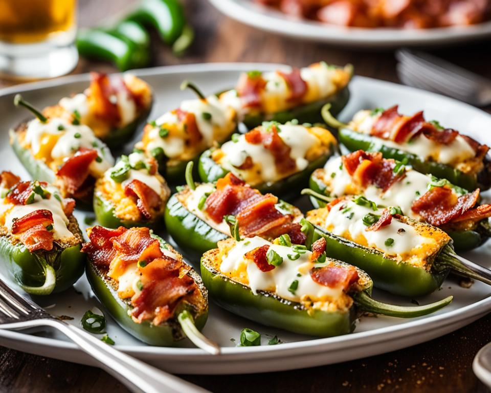 loaded stuffed jalapeños poppers