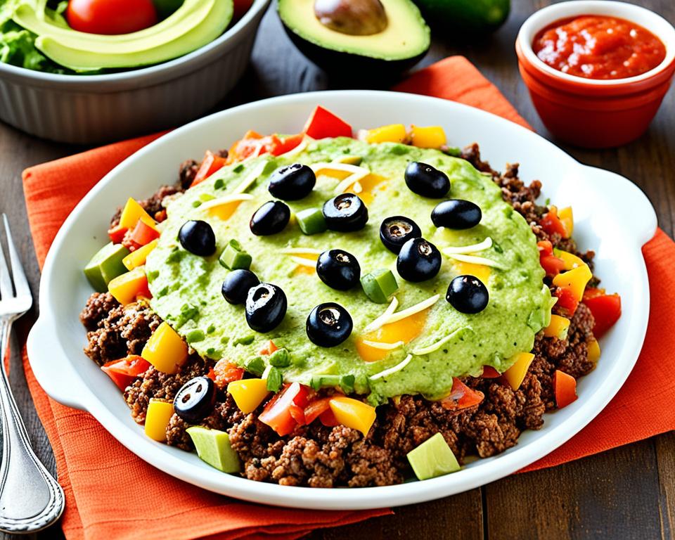 low-carb taco casserole